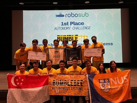 Advanced Robotics Centre | NUS Bumblebee Team, Champion of Robosub 2022