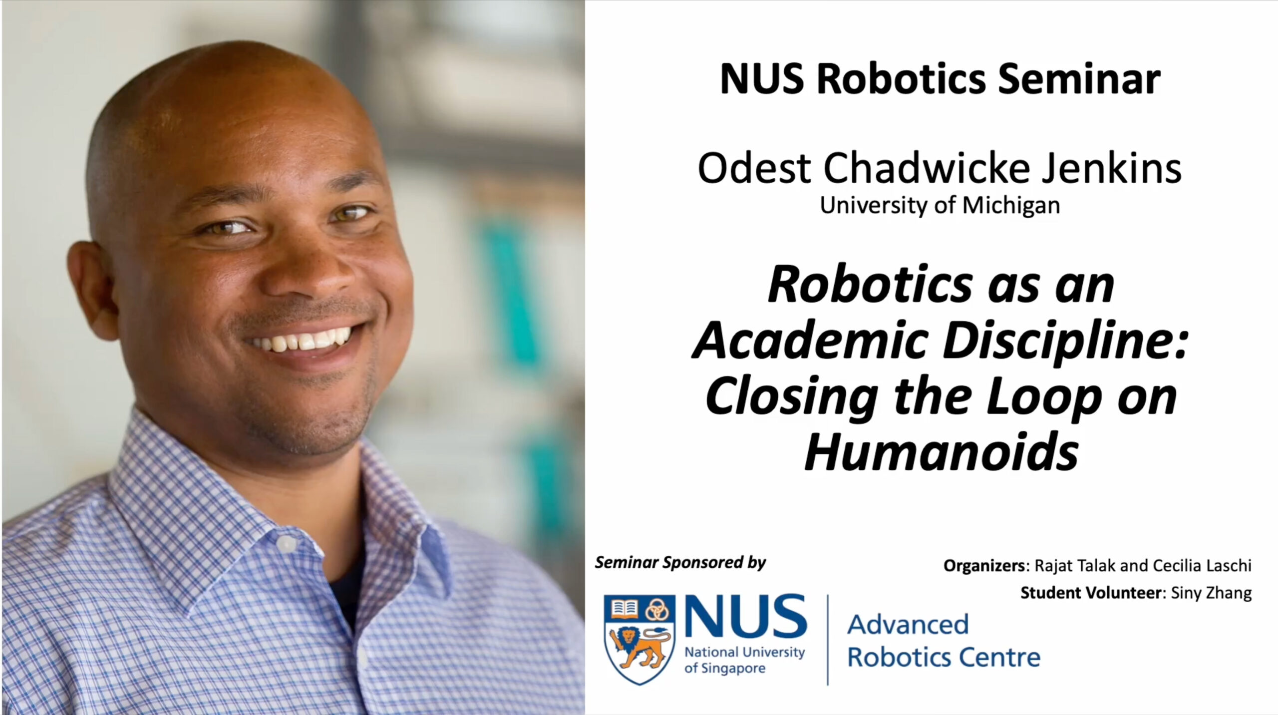 Robotics as an academic discipline
