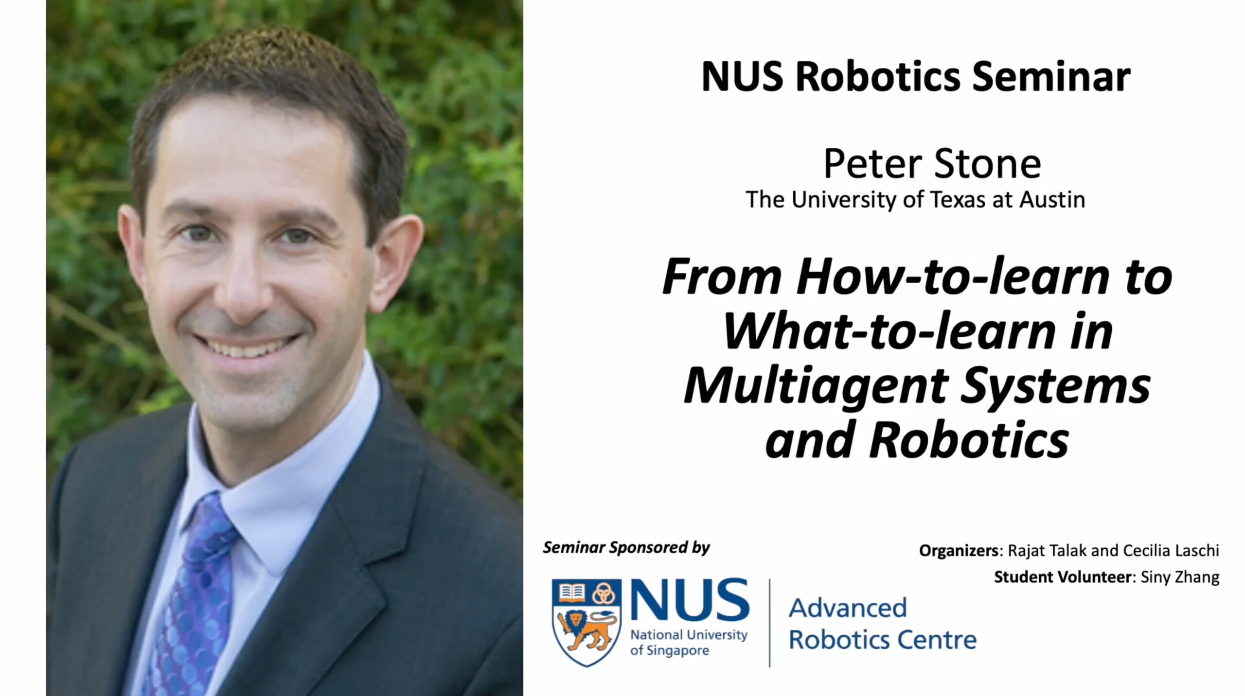 What to learn in multiagent systems