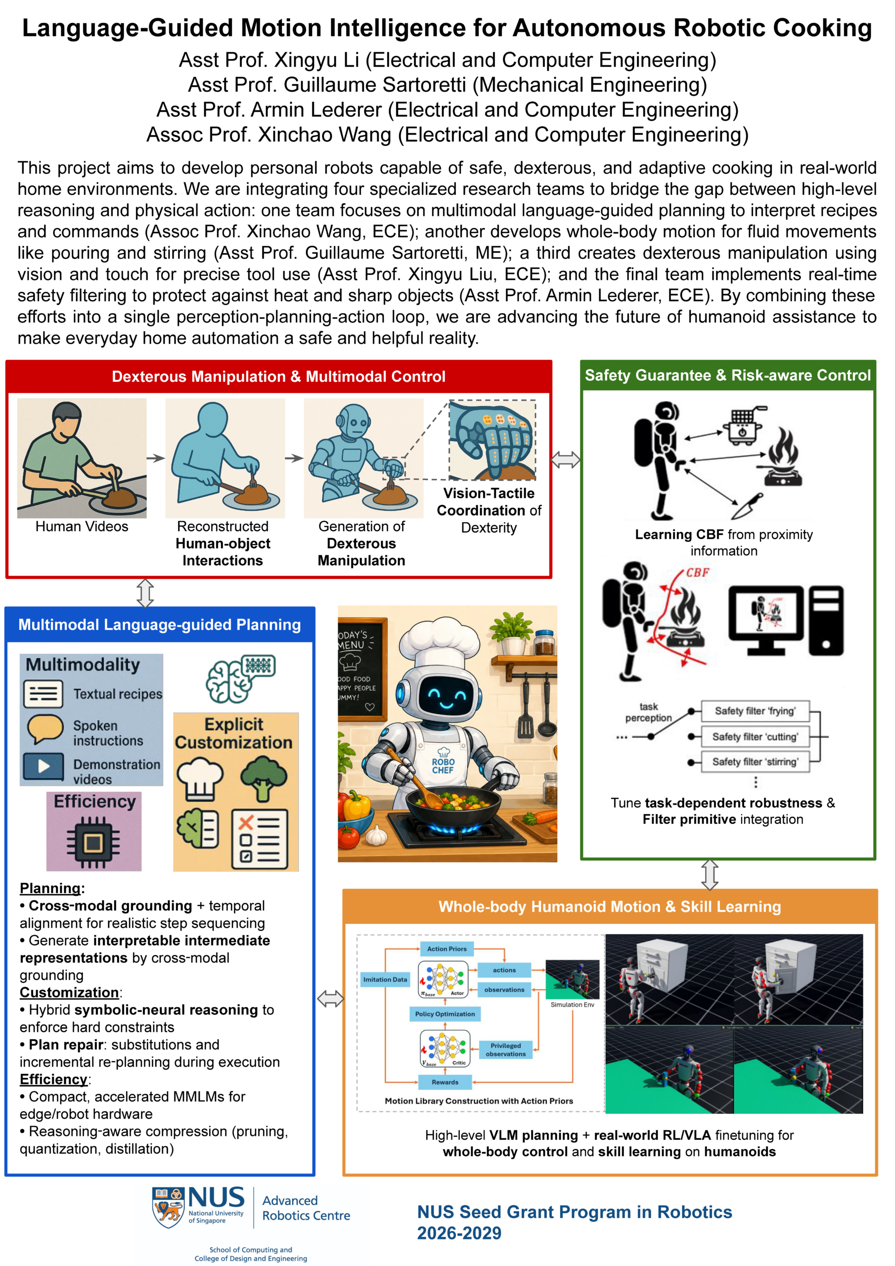 Language-Guided Motion Intelligence for Autonomous Robotic Cooking